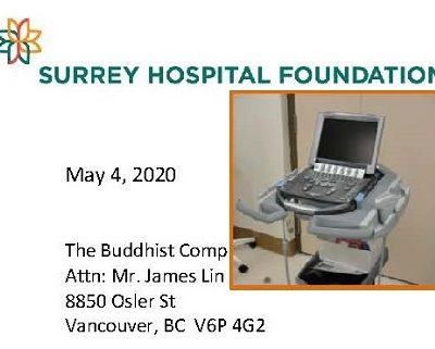 TZU CHI MADE POSSIBLE! – Surrey Hospital Foundation
