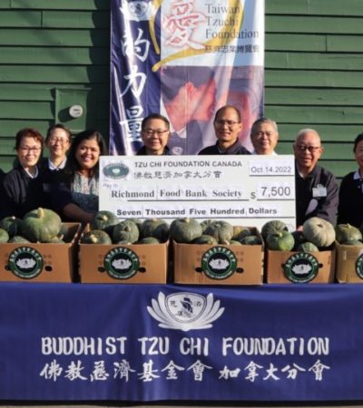 Kudos: Tzu Chi volunteers donate to Richmond Food Bank – Alan Campbell / Richmond News. Oct. 25, 2022